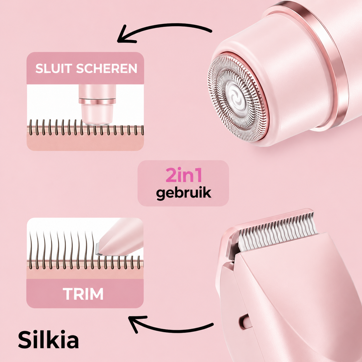 Silkia — Precision Trimmer | Voor Gevoelige Zones