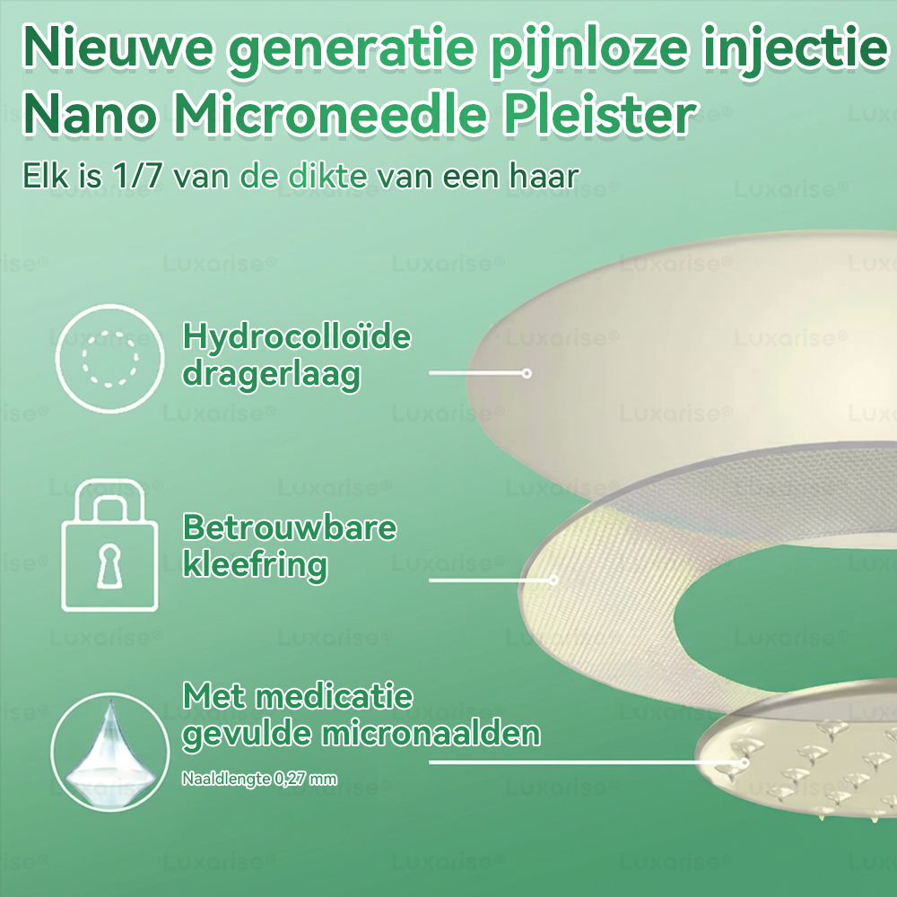 Moringa X Berberine Nano-Micronaaldpleister – Slim Afvallen & Energieboost in Één Pleister