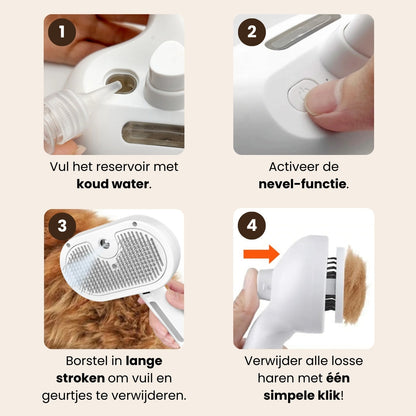 De 3-in-1 Sprayborstel Voor Een Frisse, Haarvrije Vacht