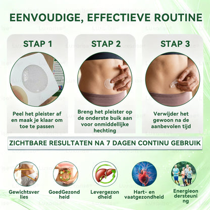 Moringa X Berberine Nano-Micronaaldpleister – Slim Afvallen & Energieboost in Één Pleister