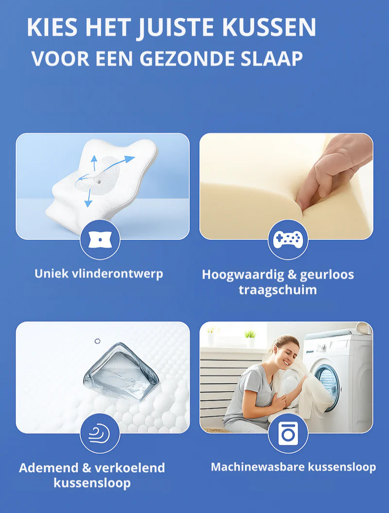 Ergonomisch Kussen - perfecte vorm