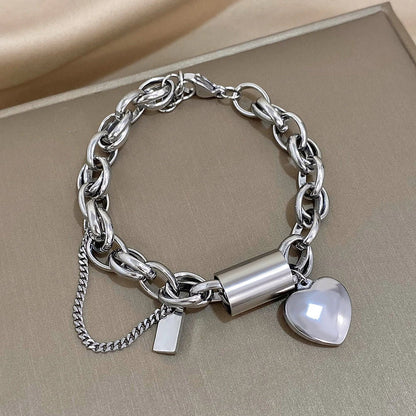 Hartvormige armband | Goud