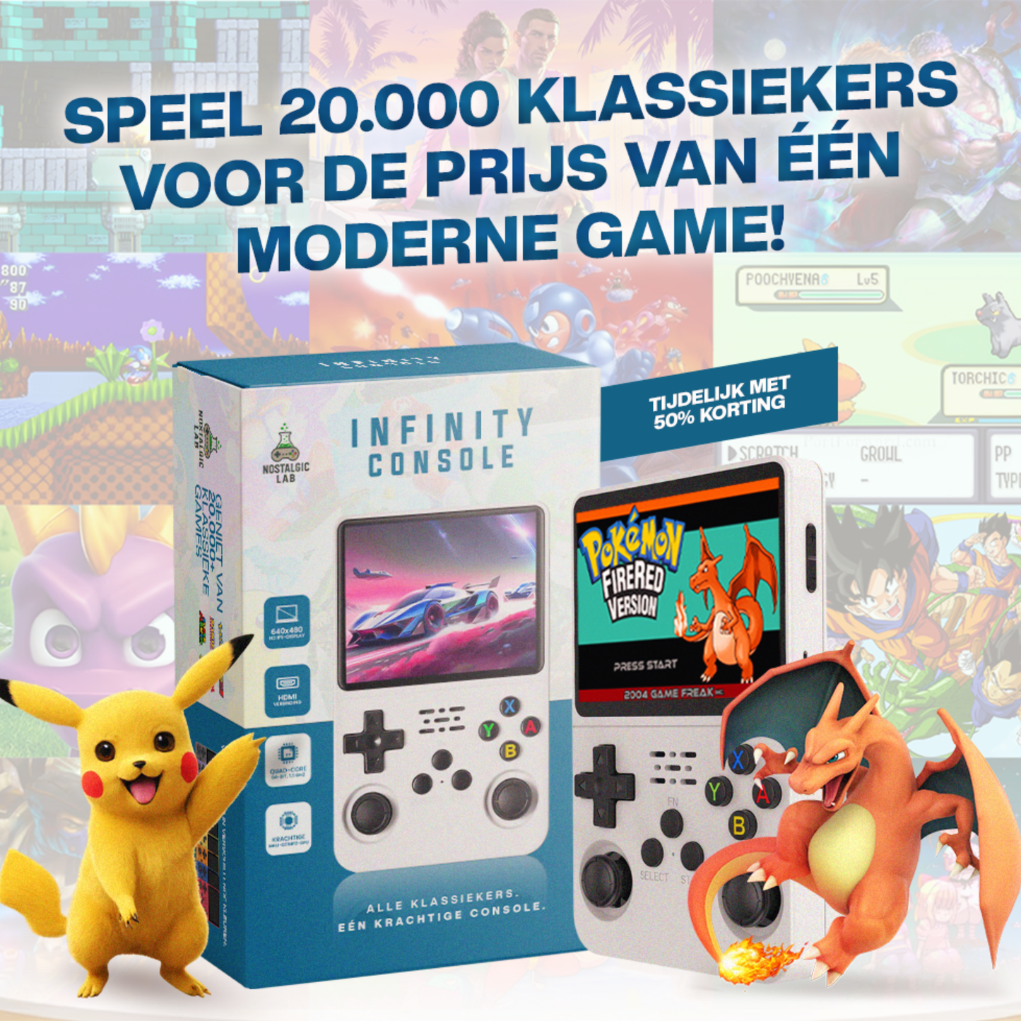 Draagbare Retro Gameconsole – Herbeleef Klassieke Games Altijd & Overal