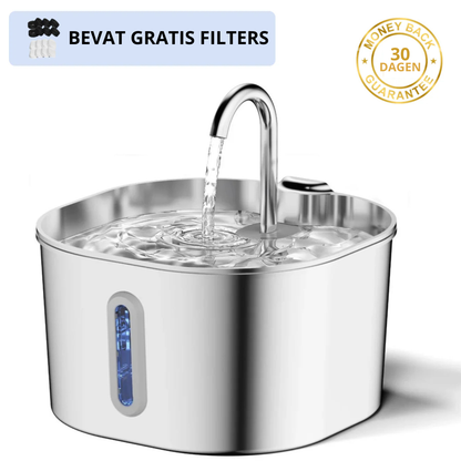 Premium Katten Drinkfontein van RVS – Stil, Hygiënisch & Gezond Drinken