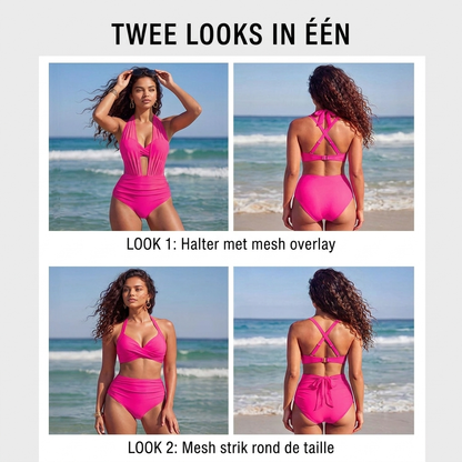 Hoog Getailleerde Tummy Control Bikini – Voor een Slanker Silhouet & Meer Zelfvertrouwen