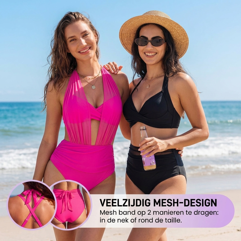 Hoog Getailleerde Tummy Control Bikini – Voor een Slanker Silhouet & Meer Zelfvertrouwen