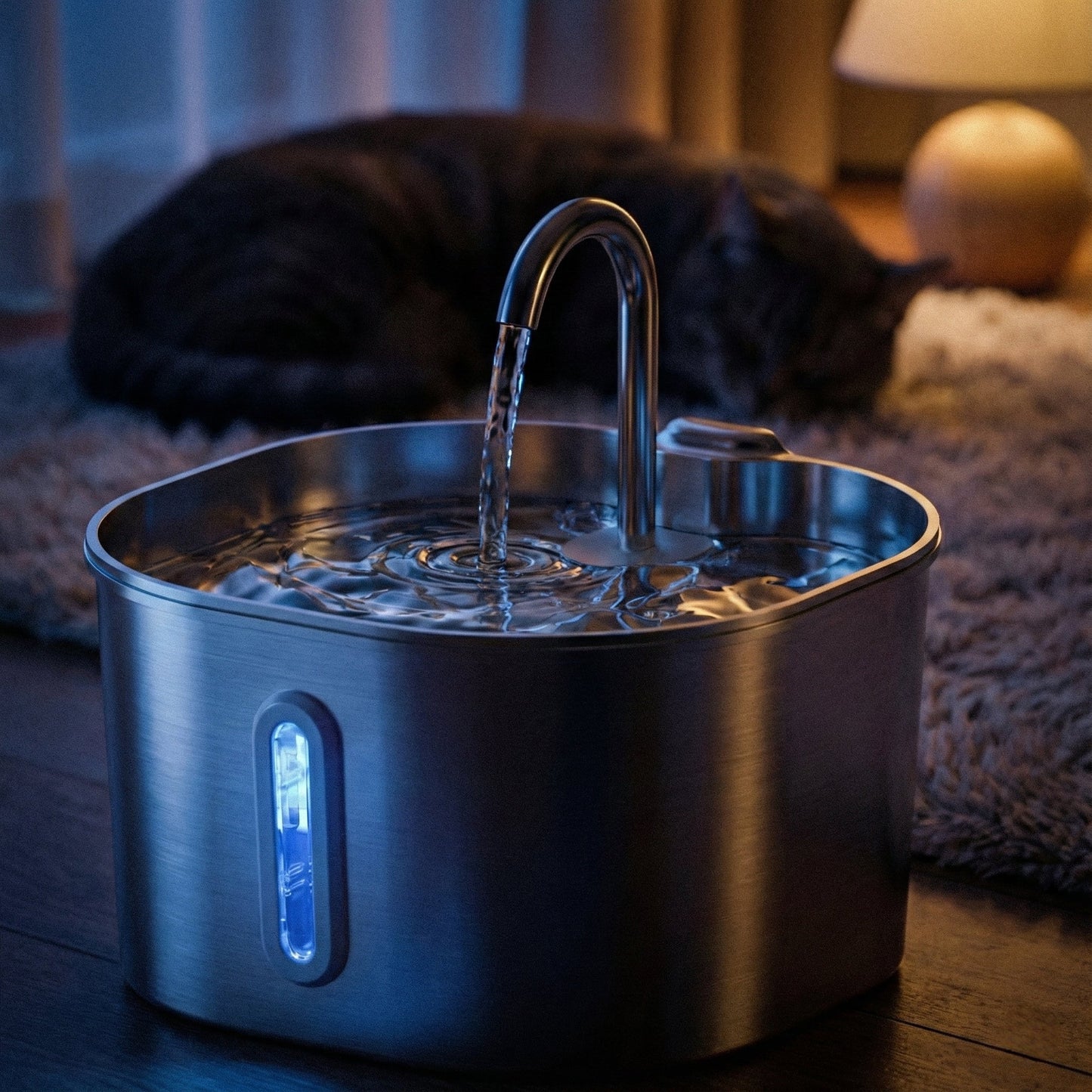 Premium Katten Drinkfontein van RVS – Stil, Hygiënisch & Gezond Drinken